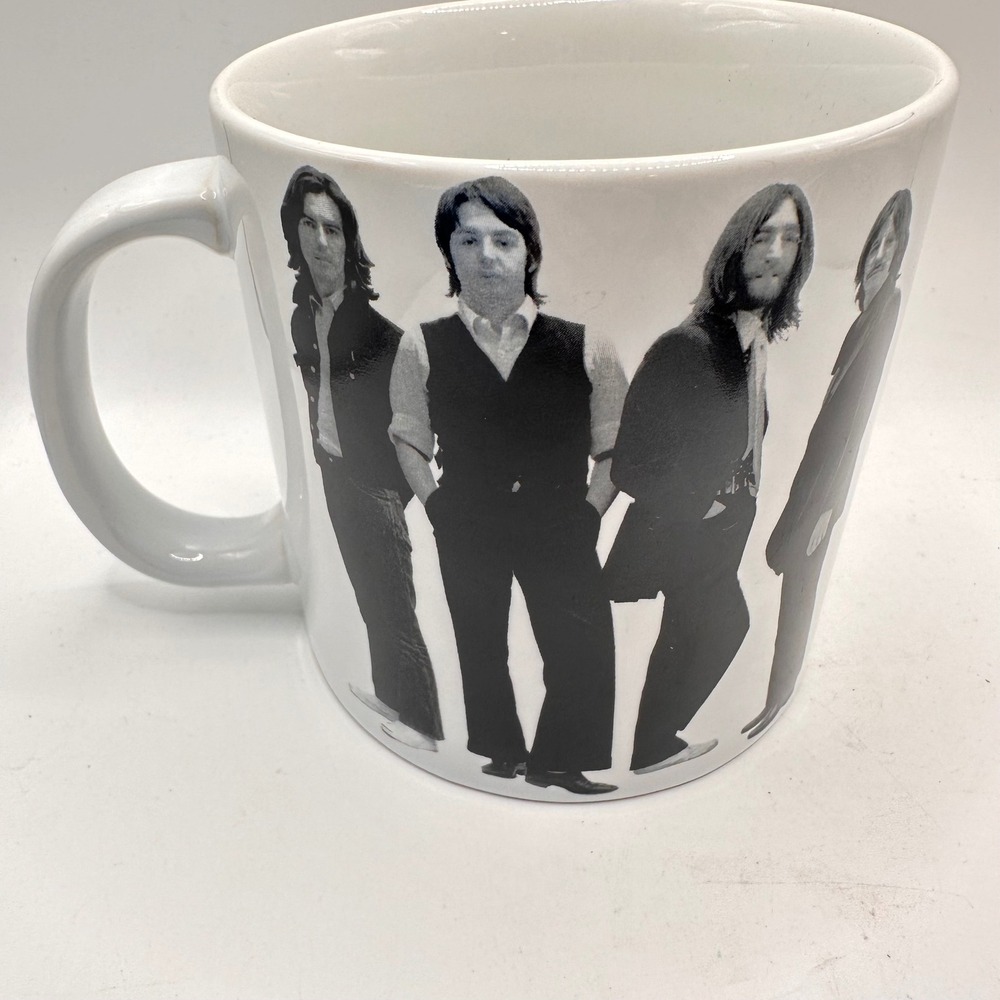 The Beatles Vandor 2013 Black and White Portrait Ceramic Coffee Mug 18oz